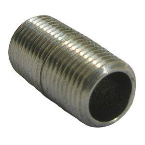 Larsen Supply Co 32-1501 Close Stainless Steel Nipple 1/8"