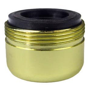 Larsen Supply Co 09-1973 Polished Brass Dual Thread Aerator
