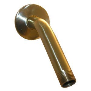 Larsen Supply Co 08-2459 Polish brass Shower Arm And Flange 6"