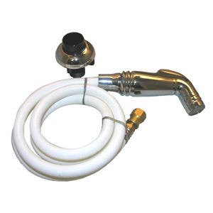 Larsen Supply Co 08-1535 Chrome Plated Kitchen Spray/Hose/Guide Assembly