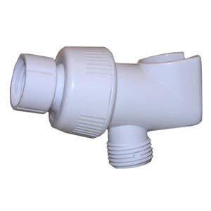 Larsen Supply Co 08-2423 White Shower Arm Bracket