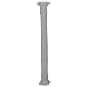 Larsen Supply Co 03-4347 CD PVC Extension With Nut, 1-1/4" x 16"