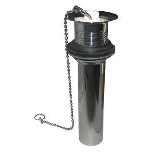 Larsen Supply Co 03-4571 Chrome Plated 22 Gauge 1-PC CO Plug 5"