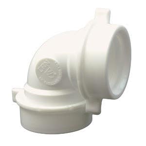 Larsen Supply Co 03-4261 PVC Slip Joint 90 Degree 1-1/2 in