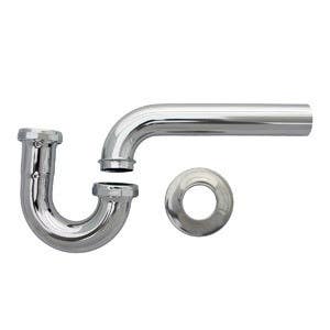 Larsen Supply Co 03-3505 22 Gauge P-Trap Satin 1-1/4 in