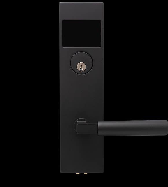 INOX ISM-X Interior/Exterior Smart Sectional Reader Mortise Lockset for Swing Door, Deadbolt Entry w/o Toggle