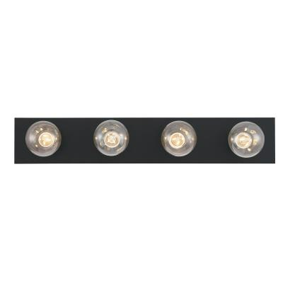 Westinghouse 61176 Four-Light Indoor Wall Fixture, Matte Black