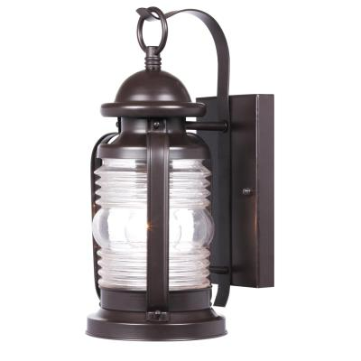 Westinghouse 62301 Weatherby One-Light Outdoor Wall Lantern, Weathered Bronze on Steel w/ Clear Glass