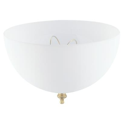 Westinghouse 81494 Acrylic White Dome Clip-On Shade