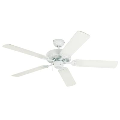 Westinghouse 78024 52" Contractor's Choice Five-Blade Indoor Ceiling Fan,White, w/ White Blades