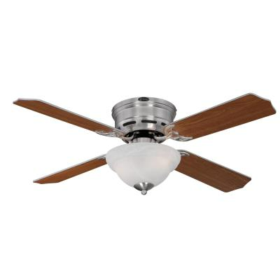 Westinghouse 72304 42" Hadley Indoor Ceiling Fan w/ Dimmable LED Light Fixture, Brushed Nickel