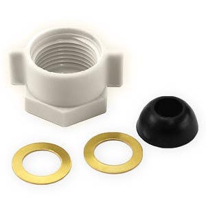 Larsen Supply Co 03-1843 Plastic Slip Joint Nut Kit 5/8" x 1/2"