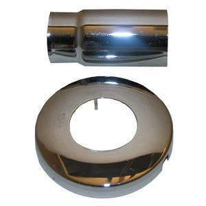 Larsen Supply Co 03-1655 Sterling Shower Tube With Escutcheon