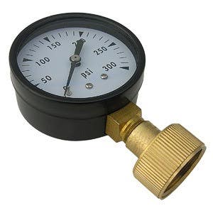 Larsen Supply Co 13-1901 300 PSI Water Test Gauge