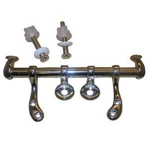 Larsen Supply Co 14-1051 Chrome plated Seat Hinge Set