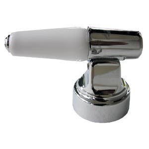 Larsen Supply Co 01-7060 Chrome Plated Porcelain Fit All Lever Handle