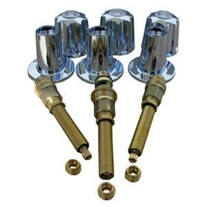 Larsen Supply Co 01-9435 Gerber New Style 3 Valve Trim With Stem