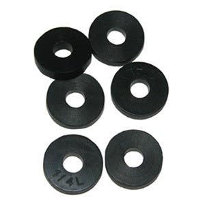 Larsen Supply Co 02-1107 Flat Bibb Washer 1/4L 6 Pack