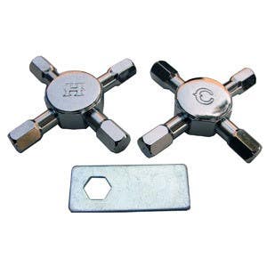 Larsen Supply Co HC-62 Fit-All Hot/Cold Cross Handle