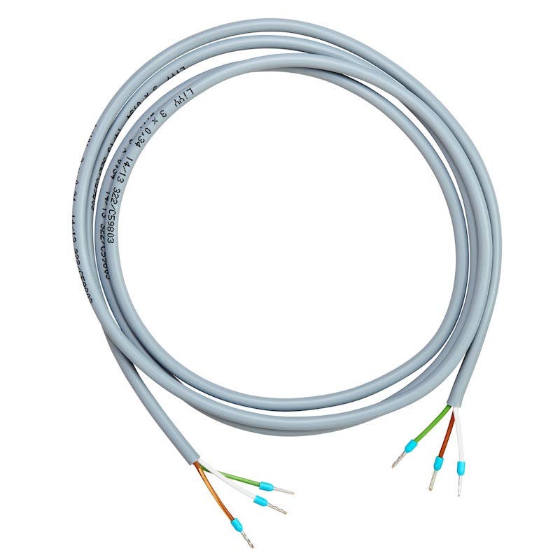 Ekey 100535 CAB C 2 M/3 X 0.34 O/O Cable Control, Both Sides Open Cable