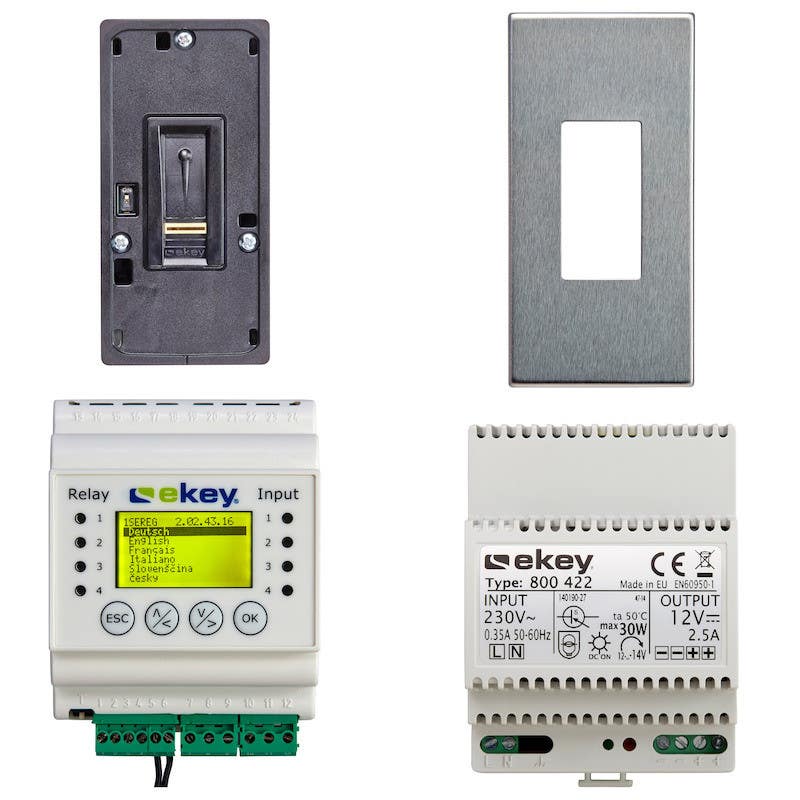 Ekey 101313 Home Set IN DRM 1- Set Finger Scanner Set 1 Relay 99 Fingers