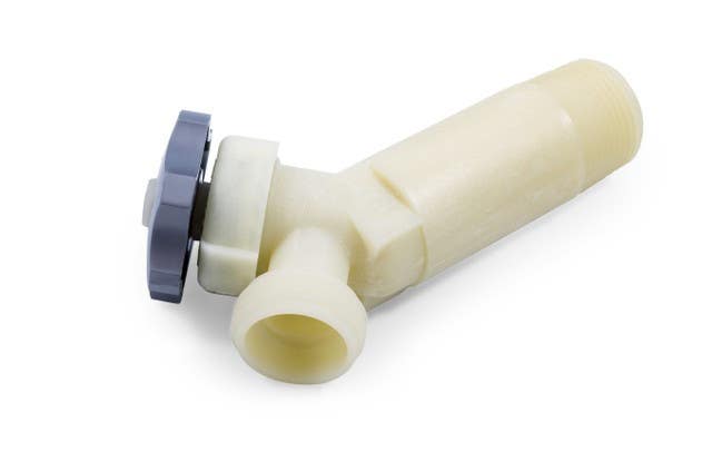 Camco Mfg 11523 WH Drain Valve - Plastic 2-1/2" Shank