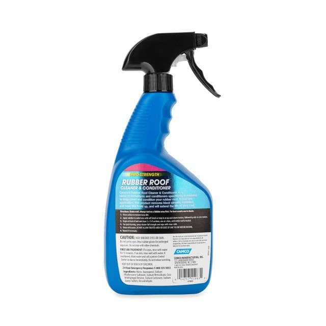 Camco Mfg 41063 Rubber Roof Cleaner, Pro-Strength 32oz