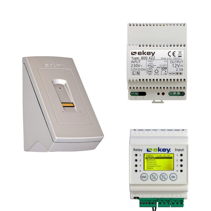 Ekey 101409 Home Set WM DRM 1, Finger Scanner Set 1 Relay 99 Fingers