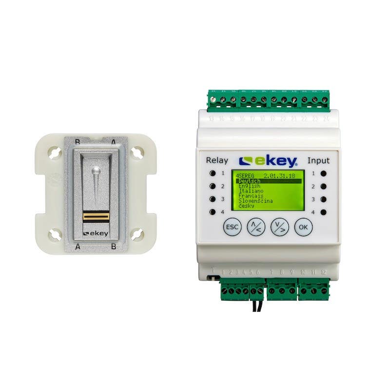 Ekey 101426 Home Set OM I DRM 1 Finger Scanner Set 1 Relay 99 Fingers