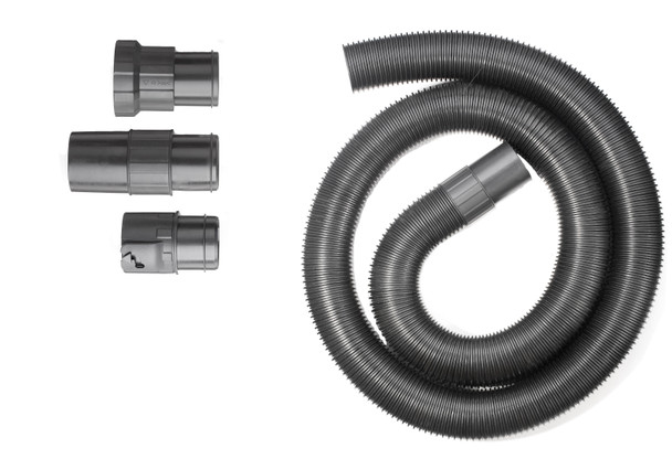 Vacmaster V2H7 2-1/2" Universal Fit Hose With Adapters, 7 Feet