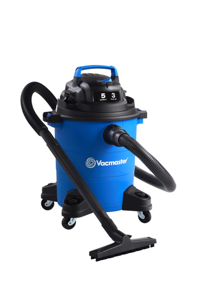 Vacmaster VOC507PF 3 Peak HP Wet/Dry Vacuum, 5-Gallon