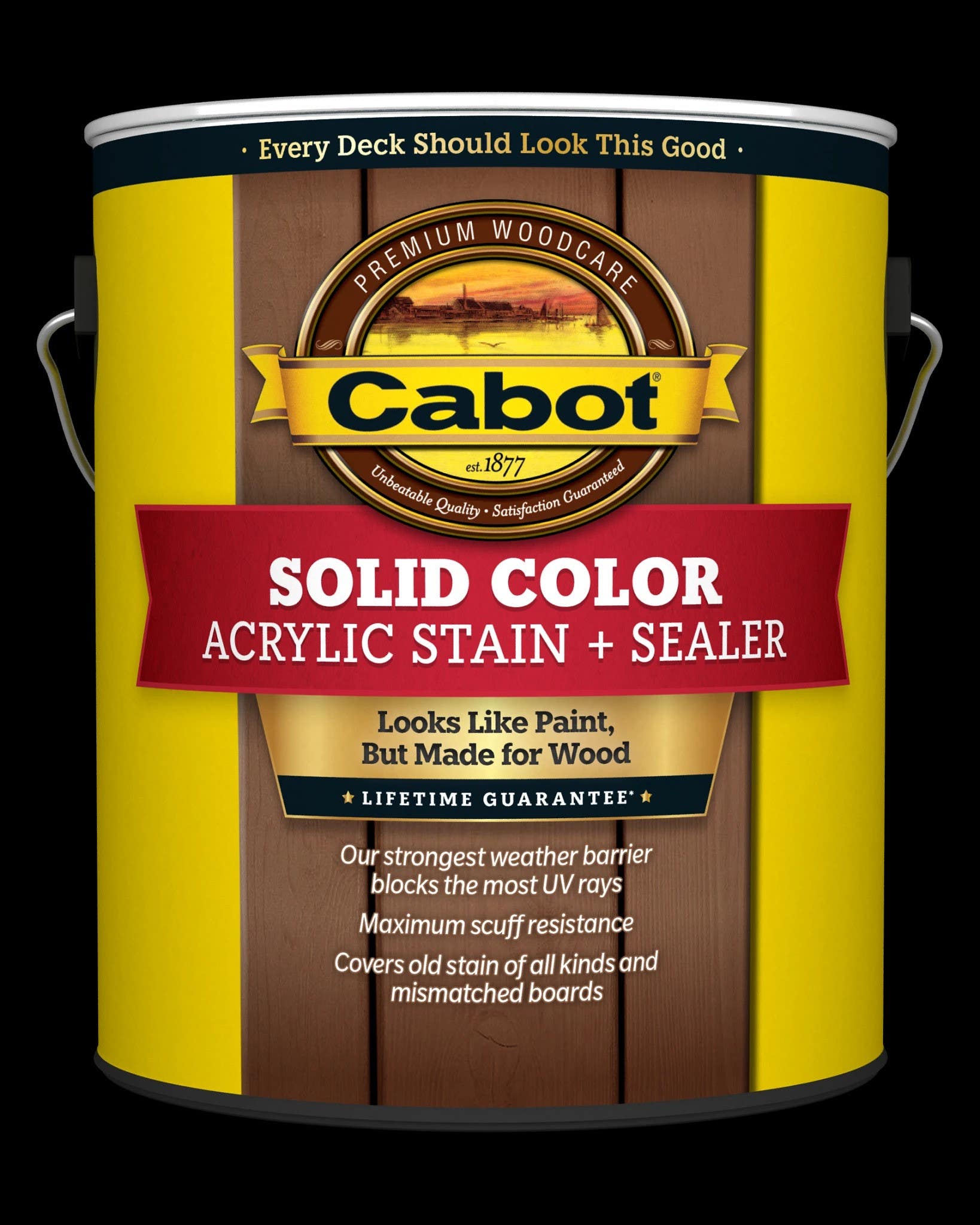 Cabot 1800 Series Solid Color Acrylic Stain & Sealer