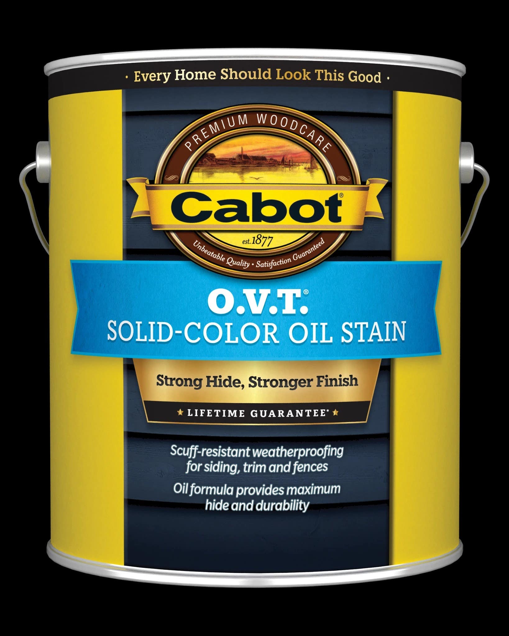 Cabot 6700 Series O.V.T., Solid Color Oil Stain Low VOC, 1-Gallon
