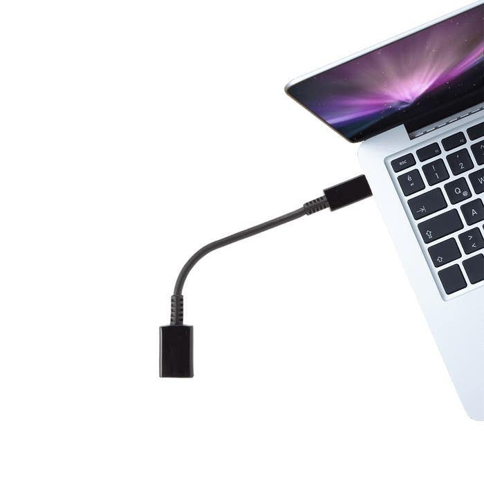 Jasco 33777 GE USB-C To USB-A Female Adapter, Black