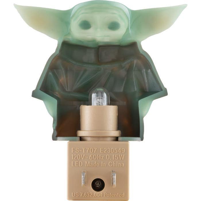 Jasco 53233 Star Wars The Mandalorian Plug-In Led Mini Night Light