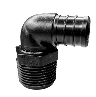 Flair-It 30809 3/4" x 3/4" MPT Swivel 90-Degree Elbow