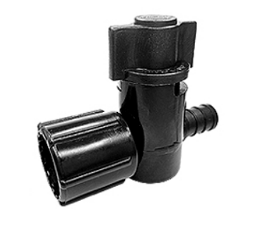 Flair-It 30892 1/2" x 1/2" FPT Black Pexlock Crimp Valve