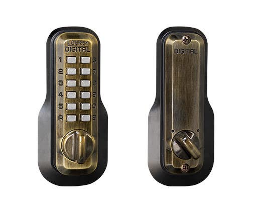 Lockey M210 Mechanical Keyless Combination Deadbolt Lock w/ EZ Plate