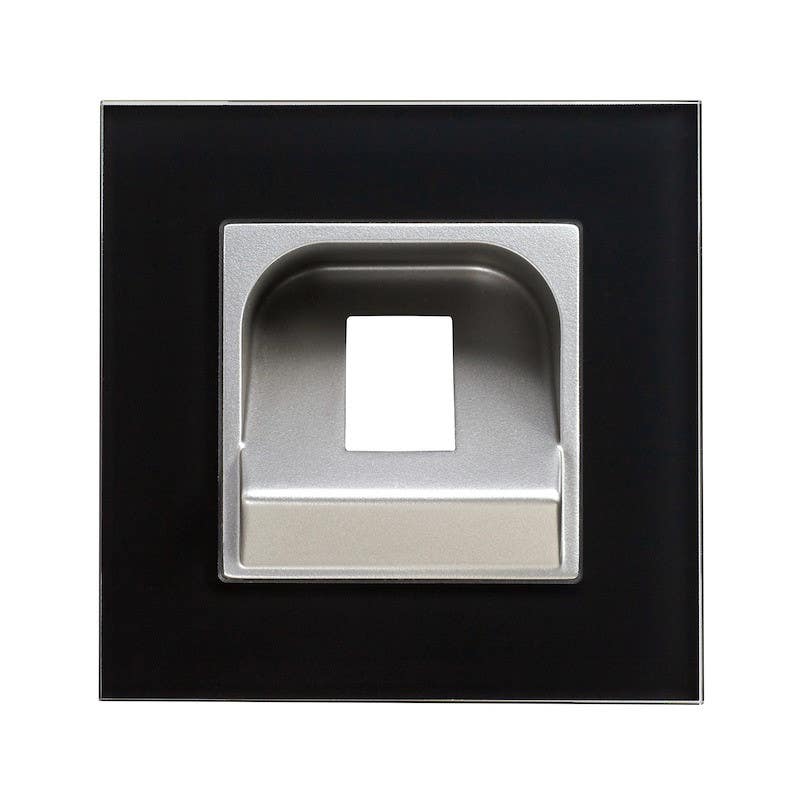 Ekey 10178 Mounting Frame FS OM GL, Glass Black