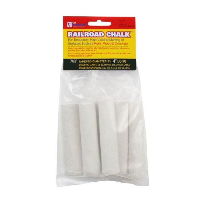 C.H. Hanson 10467 Railroad Chalk White 6 Piece Per Pack Carded (36 Pack)