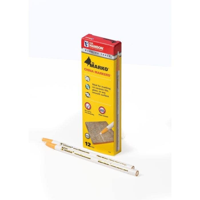 C.H. Hanson 1039 El Marko China Marker (12 Pack)