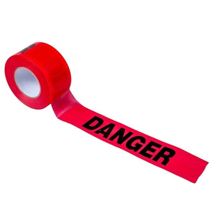 C.H. Hanson 19005 Danger Barricade Tape Red 1000' X 3" X 1.5 Mil (15 Rolls)