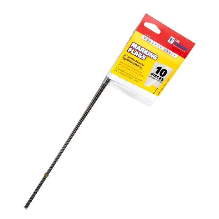 C.H. Hanson 15 Stake Flags 15" Staff, 2-1/2" X 3-1/2" Flag (120 Flags)
