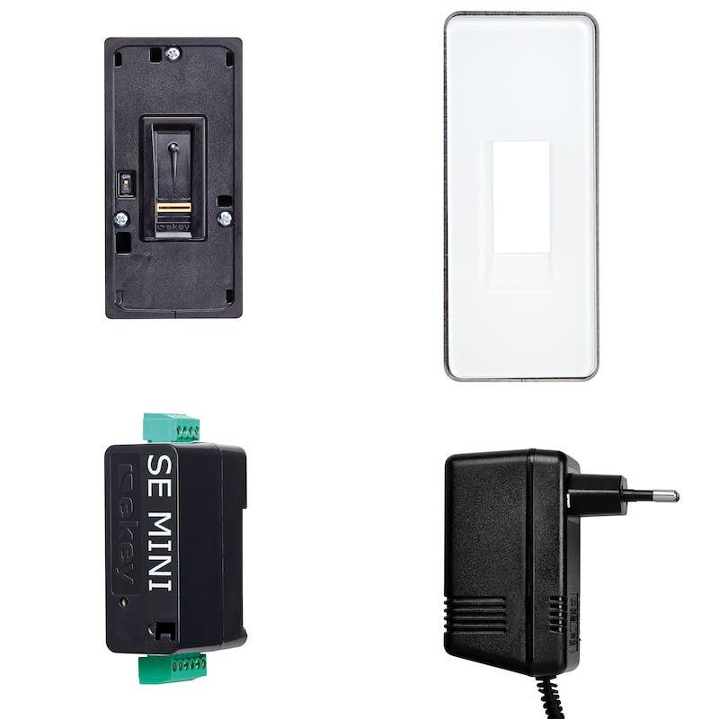 Ekey 101864 Home Set IN BT RFID Mini 1 GL- Set, All-in-One Set, White