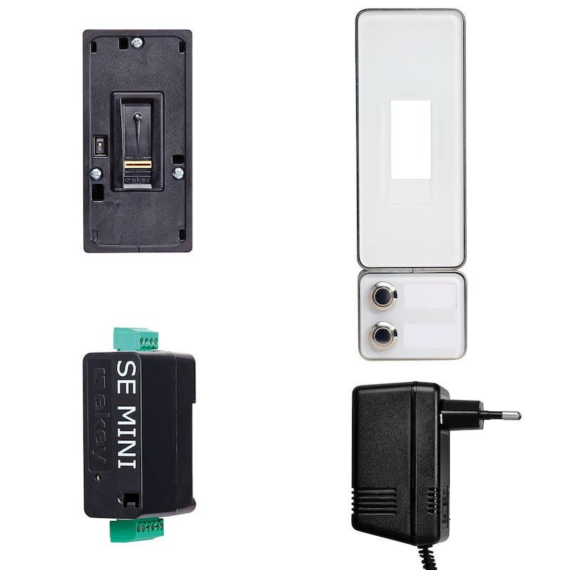 Ekey 101866 Home Set IN BT RFID Mini 1 BEM GL, All-in-One Set With BEM, White