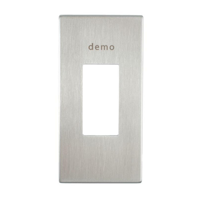 Ekey 101982 Design Element FS IN D BT, Stainless Steel Gray, for Demo Finger Scanner