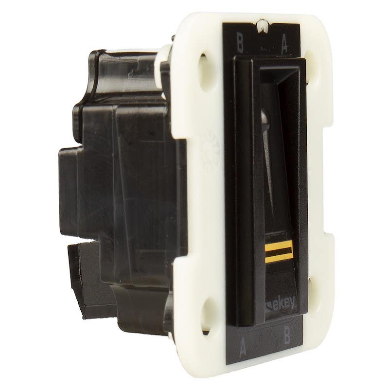 Ekey 102016 NET FS L OM E BL RFID, Finger Scanner outlet-Mounted Black 2000 Fingers