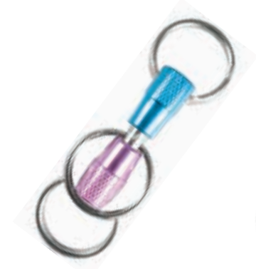 HY-KO Products KC114 3-Ring, Pull-Apart Key Ring