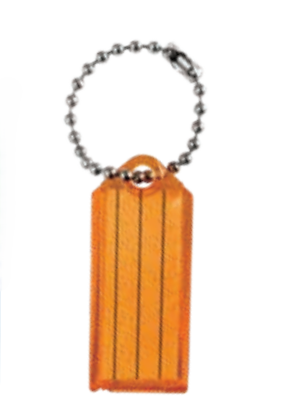 HY-KO Products KC140 Key ID Tag With Beaded Chain, 2-pk