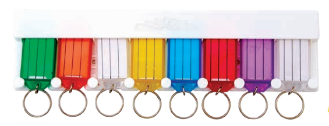 HY-KO Products KC143-4 Key ID Tag Kit w/Easy-Open Key Tags